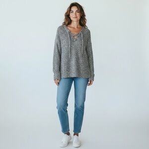 Aerie Charcoal Textured Sweater